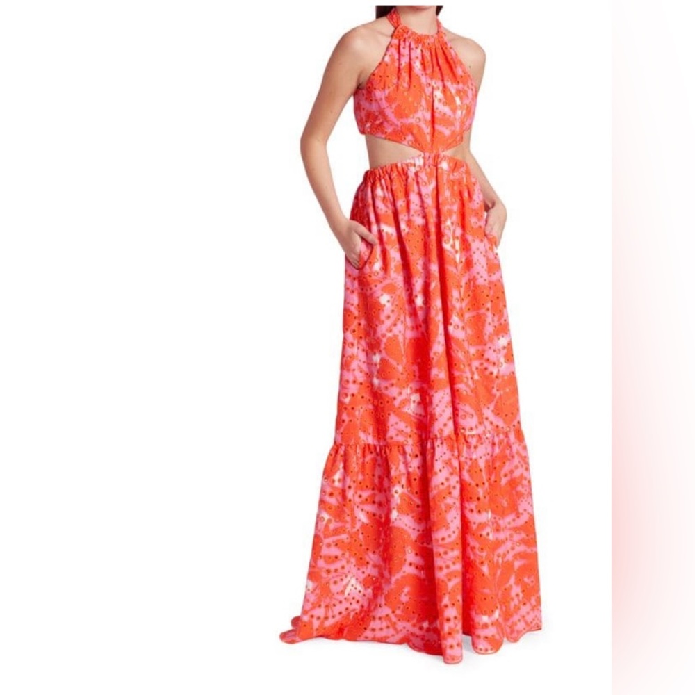 NWT ML MONIQUE LHUILLIER Halter Gown